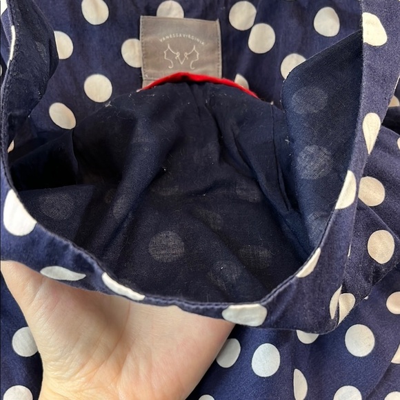 Anthropologie Vanessa Virginia Baby Doll Style Polka Dot Mini Dress - Size 4 - Picture 12 of 16